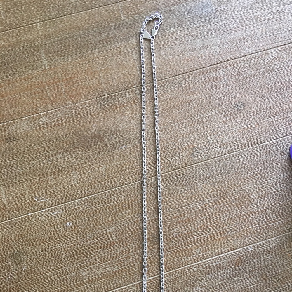 Silver chain necklace